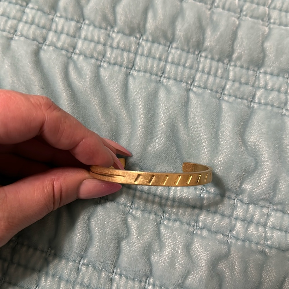 Madewell gold cuff.